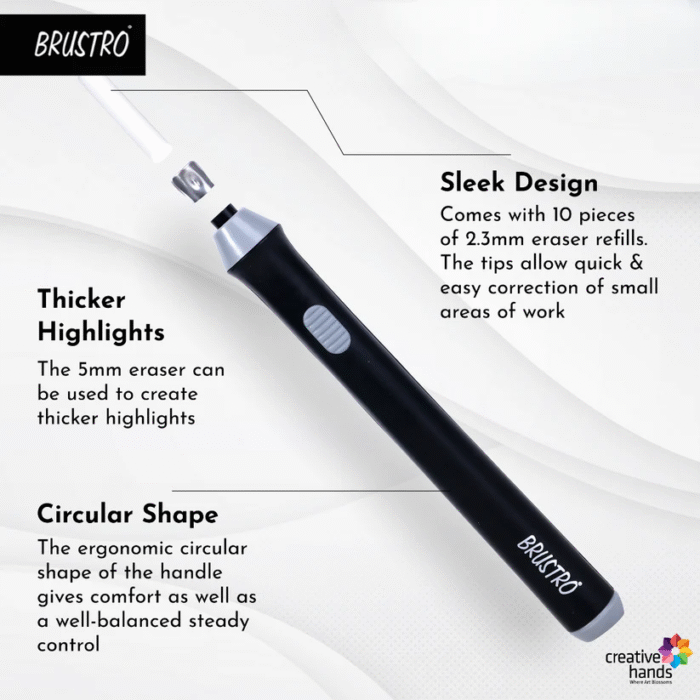 Brustro Slim Battery Operated Electric Eraser