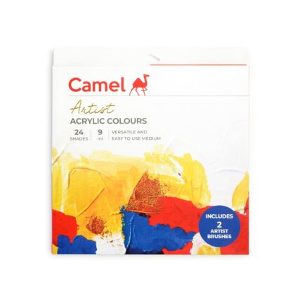 Camel Artist Acrylic Colour Set 24 x 9ml