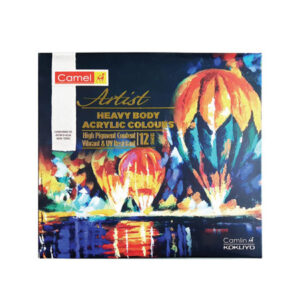 Camel Heavy Body Acrylic Colors, 12x40ml