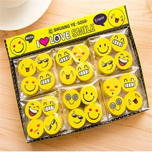 Emoji Smiley Fancy Erasers