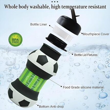 Collapsible Silicone Water Bottle 550ML