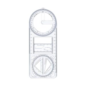 Multifunctional Mathematics Drawing Geometric Ruler