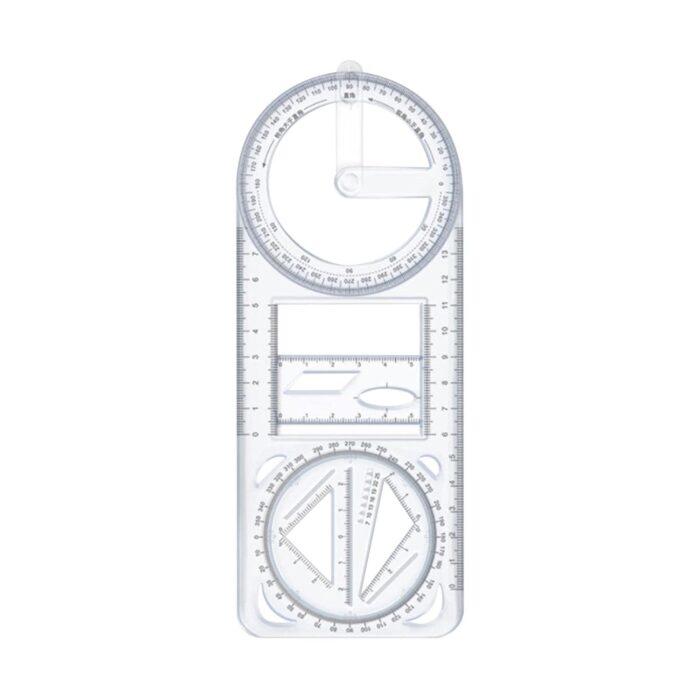 Multifunctional Mathematics Drawing Geometric Ruler