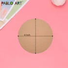 Pablo MDF Art Board Cut Out (Circle)