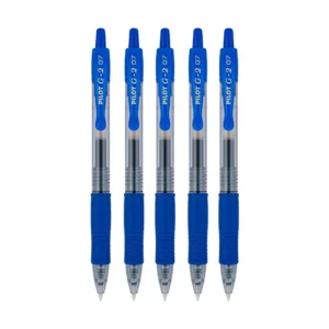 Pilot G2 0.7mm Retractable Roller Ball Pen- Pack of 5