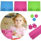 Silicone Craft Painting Mat with Brush Holders and Bunny Rinse Cups