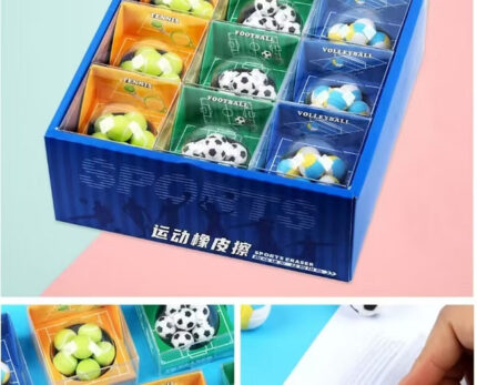 Sports Theme Erasers-Set Of 6 boys