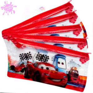 Transparent Car Pencil Pouch, Zipper Stationary Pouch Set Pack For Boys