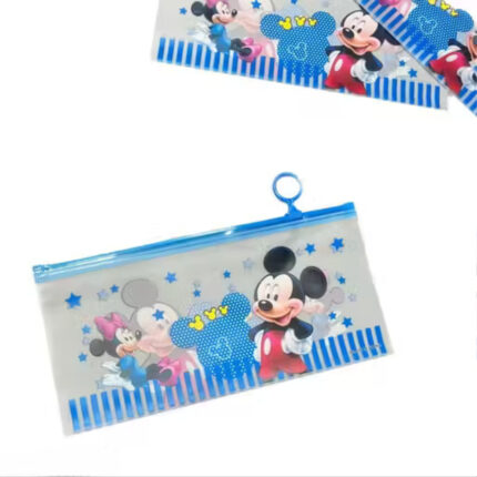 Transparent Micky Mouse Pouch Folder