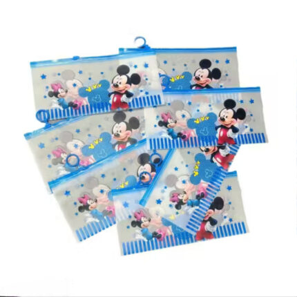 Transparent Micky Mouse Pouch Folder