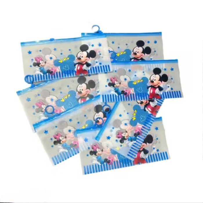 Transparent Micky Mouse Pouch Folder