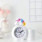 Trendy Unicorn Style Alarm Clock with Pen Holder for Kids