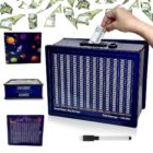 Wooden Piggy Bank Money Box 1,00,000 Goal Tracker