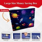 Wooden Piggy Bank Money Box 1,00,000 Goal Tracker