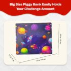 Wooden Piggy Bank Money Box 1,00,000 Goal Tracker