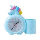 Trendy Unicorn Style Alarm Clock with Pen Holder for Kids