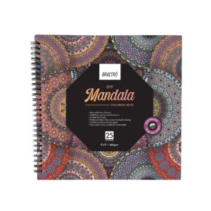 Brustro DIY Mandala Colouring Book