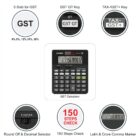 Casio MJ-12GST GST Calculator (Black)