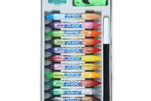 DOMS-Bi-Colour Crayons Two Sided Colours in one Crayon
