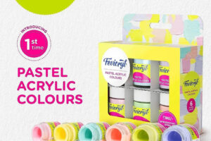 Fevicryl Pastel Acrylic Colours - Set Of 6