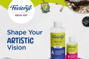 Fevicryl Ultra Clear Resin Kit – 300g – 3:1 Ratio – Crystal Epoxy for DIY Art