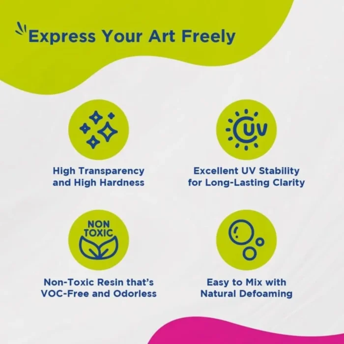 Fevicryl Ultra Clear Resin Kit – 300g – 3:1 Ratio – Crystal Epoxy for DIY Art