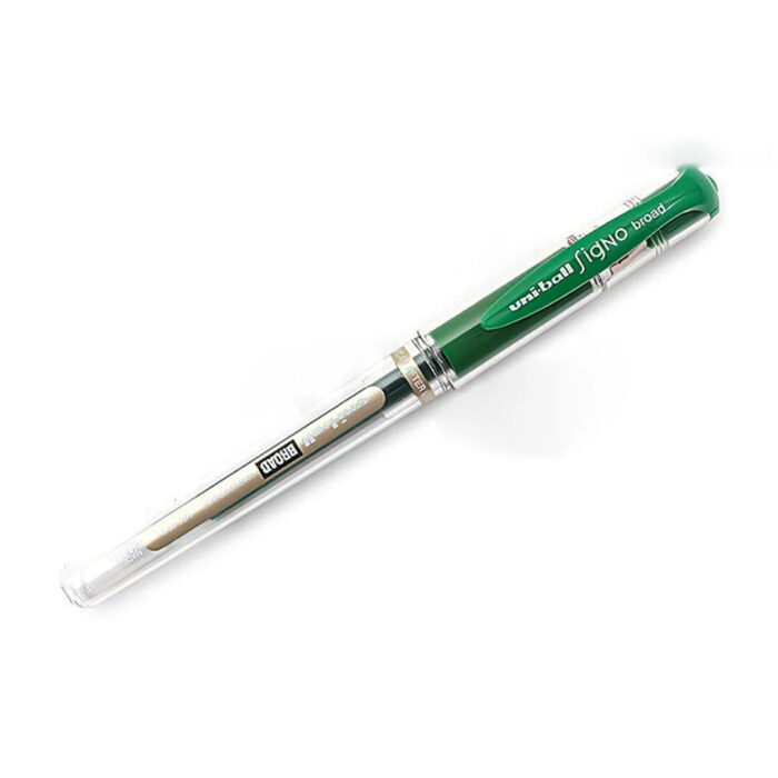Uniball Signo Gel Broad Pen Green Colour
