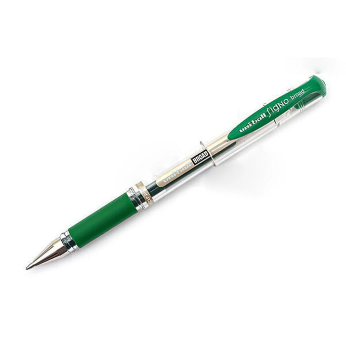 Uniball Signo Gel Broad Pen Green Colour