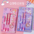 Unicorn Fountain Pen for Kids – Cute Fine Nib Ink Pen Set with 2 Pens & 4 Refills