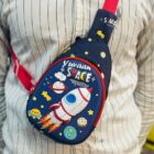 Chest Bags for Kids (3D Embossed) Crossbody Sling Chest Bag