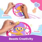 Bloomingo Mermaid Dreamcatcher DIY Rock Painting Kit for Kid