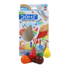 Doms Grippie Crayons – 6 Vibrant Shades for Easy Grip Coloring