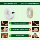 3M Scotch Magic Tape Roll with Refillable Dispenser
