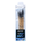 BRUSTRO Artist’s Natural Hair MOP Brush Set of 4