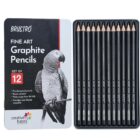 Brustro Artist Graphite Pencils Set Of 12