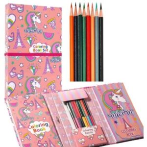 Unicorn Foldable Coloring & Scratch – Activity Book for Kids (3+ Years)