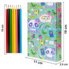 Panda Foldable Coloring & Scratch Activity Book for Kids (3+ Years)