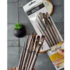 Brustro VelveTouch Artist Brush Set of 6