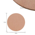 MDF Blank Round 12Inch Dia 5.5Mm Thick 1Pc