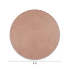 MDF Coaster Round 4Inch Dia 5Mm Thick 1Pc