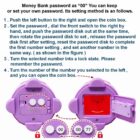 Rocket Piggy Bank for Kids Cute Coin Saving Box with Lock & Keys