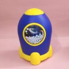 Rocket Piggy Bank for Kids Cute Coin Saving Box with Lock & Keys