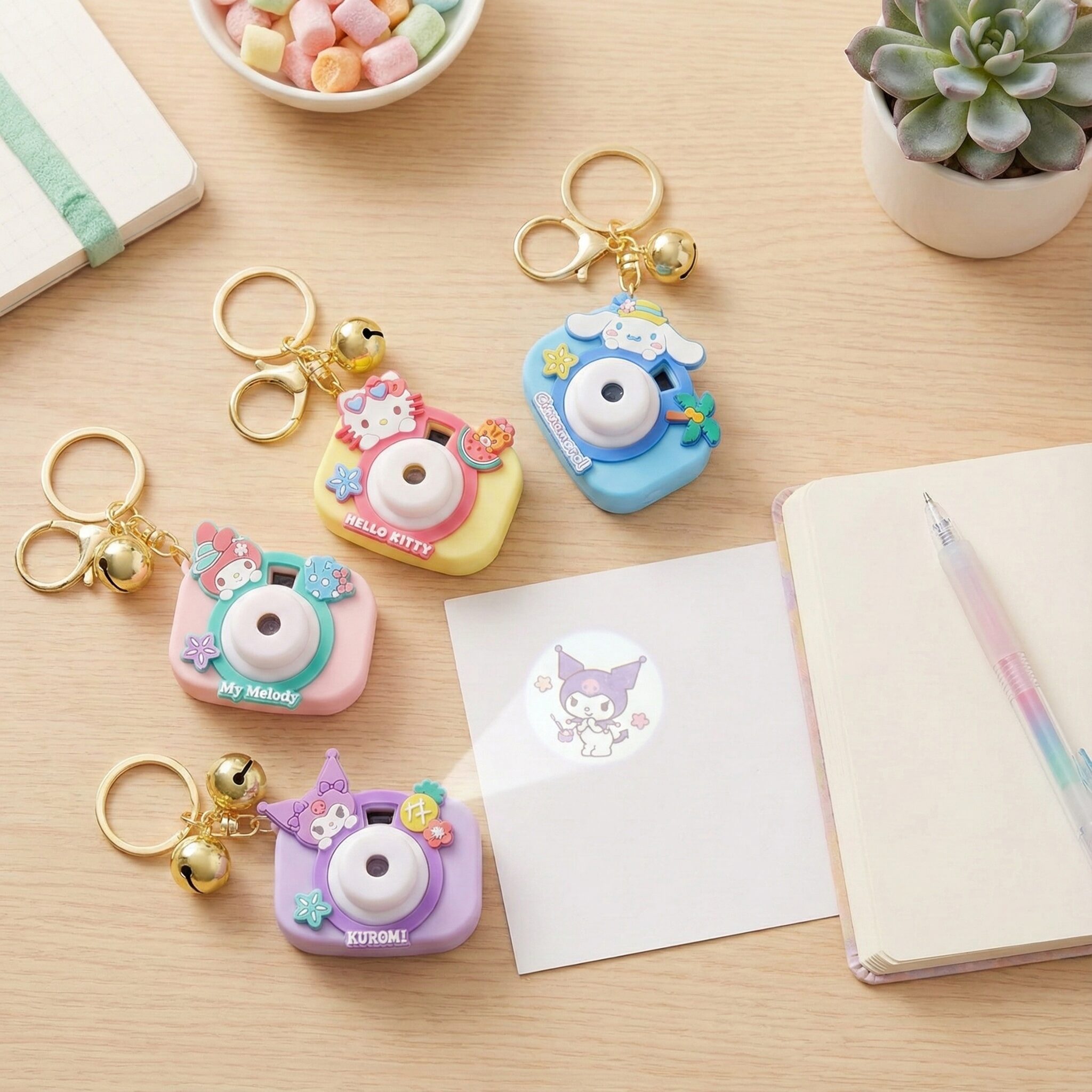 Sanrio Projector Keychains – The Cutest Kawaii Keychains Now on Stationery Spot