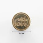 Sealing Wax Stamp 25Mm With Love 1Pc