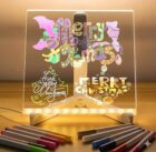 3D LED Light Glass Acrylic Writing Pad