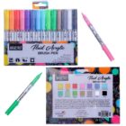 BRUSTRO Fluid Acrylic Brush Pen Set of 14 Basic Shades