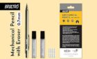 BRUSTRO Mechanical Pencil Set | HB-20 leads, 2B-20 leads, Spare eraser- 8 units