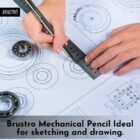 BRUSTRO Mechanical Pencil Set | HB-20 leads, 2B-20 leads, Spare eraser- 8 units