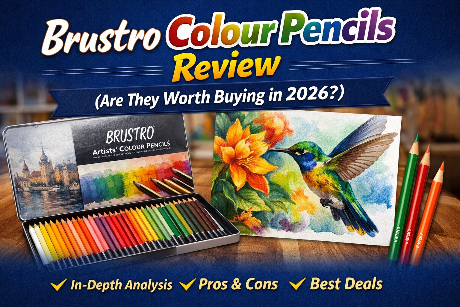 Brustro Colour Pencils Review (Are They Worth Buying in 2026)