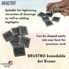 Brustro Kneadable Art Eraser Pack of 6